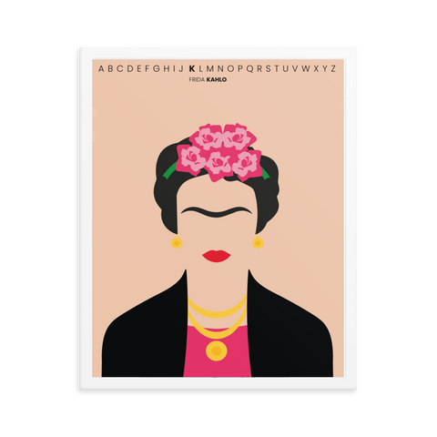 Frida Kahlo Poster by - Paradis Svp - infographic.ly