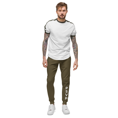 Comfy Military Green Men's Fleece Sweatpants - PSVP -  PARADIS SVP