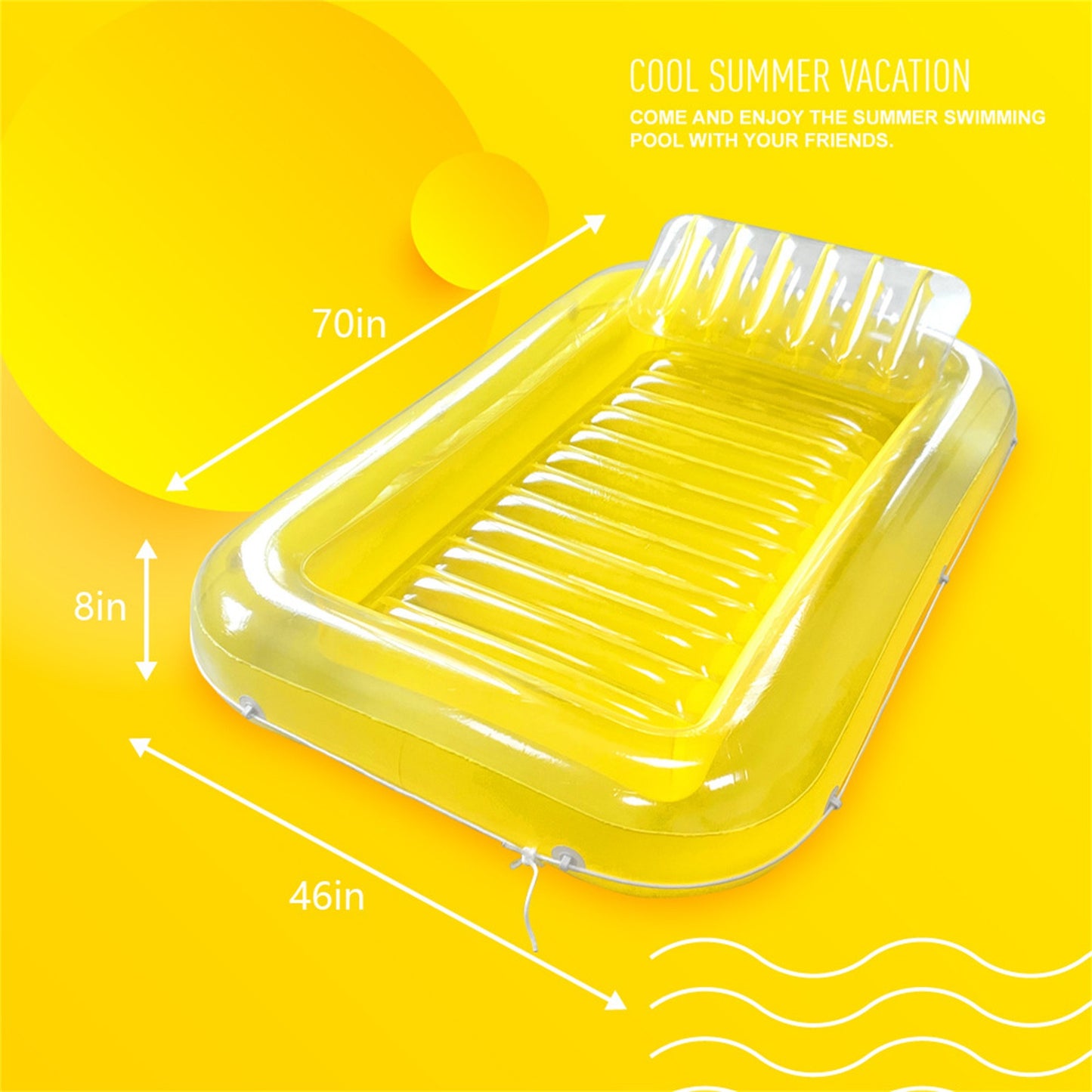 Golden Sun Lounger - Inflatable | Inflatables | PARADIS SVP