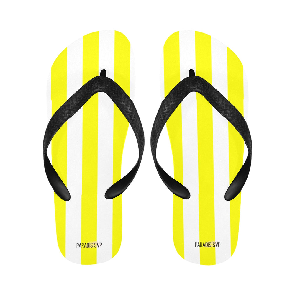 Coastal Cabana - Yellow Striped Flip-Flops | FLIP-FLOPS | PARADIS SVP