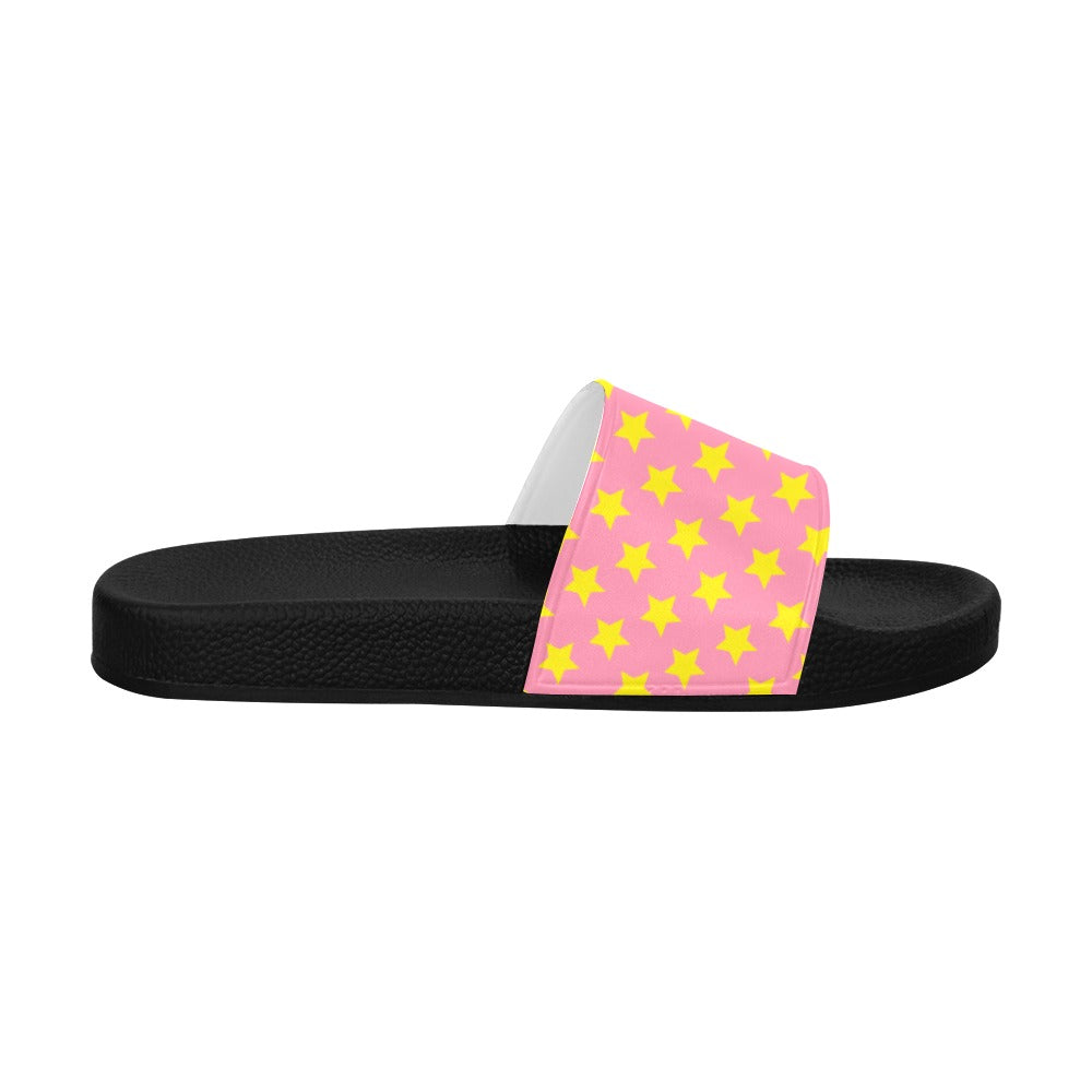 
                      
                        Starstruck Slides - Blue, Pink & Yellow, or Black & Yellow | Slide Sandals | PARADIS SVP
                      
                    