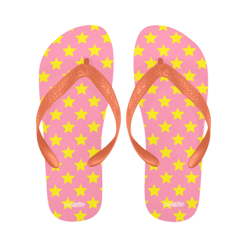 Starstruck - Pink & Yellow Flip-Flops | FLIP-FLOPS | PARADIS SVP