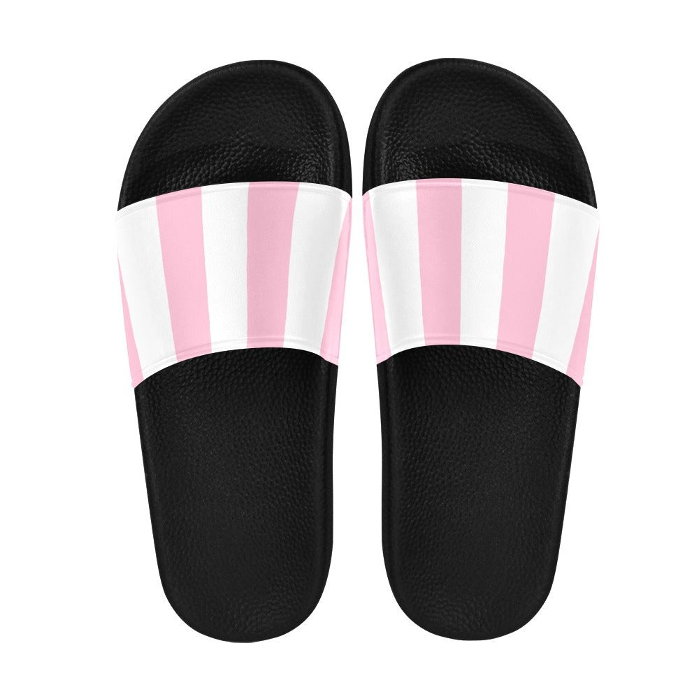 
                      
                        Coastal Cabana Striped Slides - Pink, Blue, and Yellow | Slide Sandals | PARADIS SVP
                      
                    