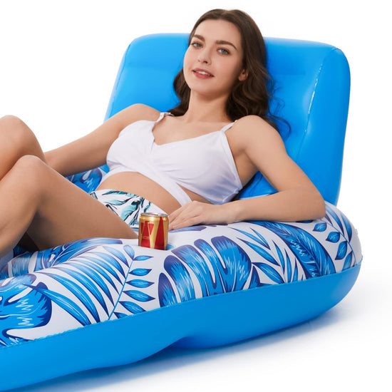 Blue Leaf Lounger - Inflatable | Inflatables | PARADIS SVP