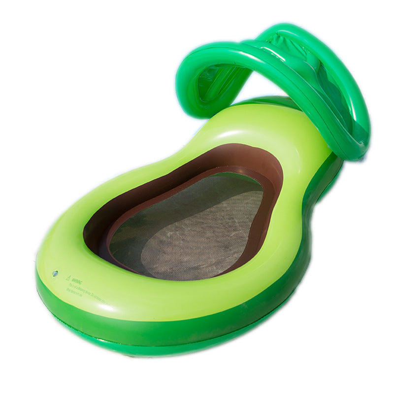 Avocado Floating Bed with Removable Sunshade - Inflatable | Inflatables | PARADIS SVP