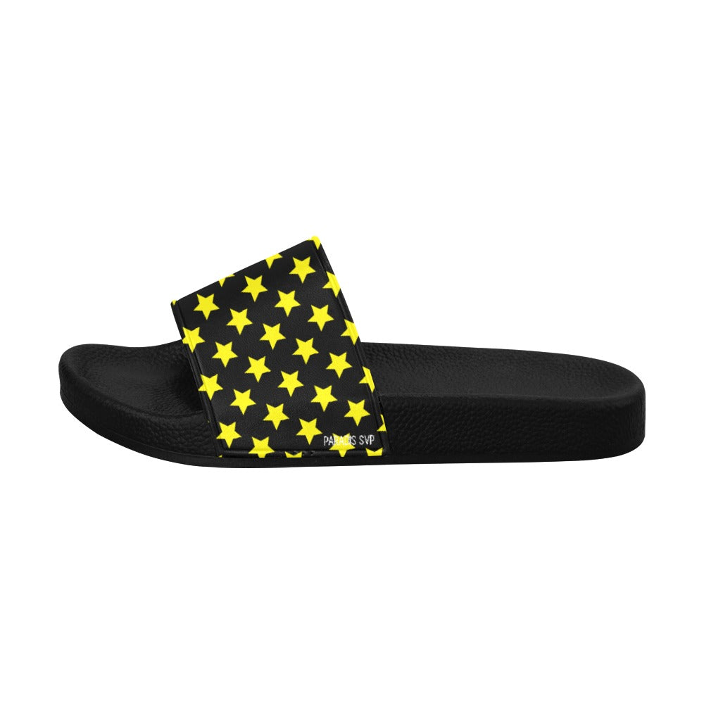 
                      
                        Starstruck Slides - Blue, Pink & Yellow, or Black & Yellow | Slide Sandals | PARADIS SVP
                      
                    