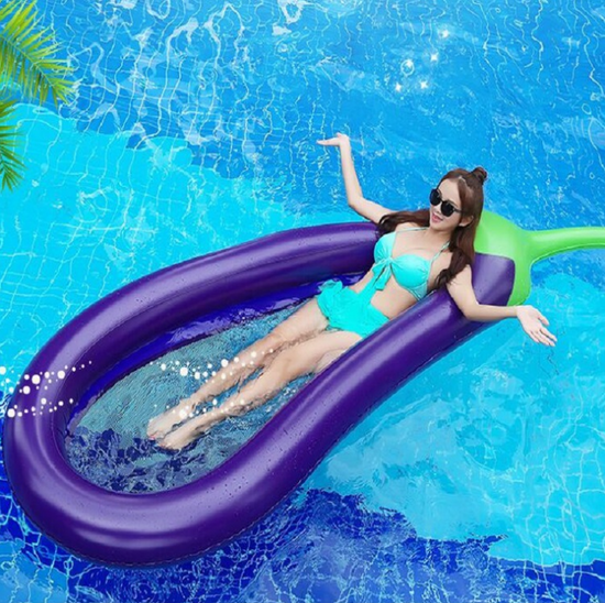 Sassy Eggplant Voyage - Inflatable Recliner | Inflatables | PARADIS SVP