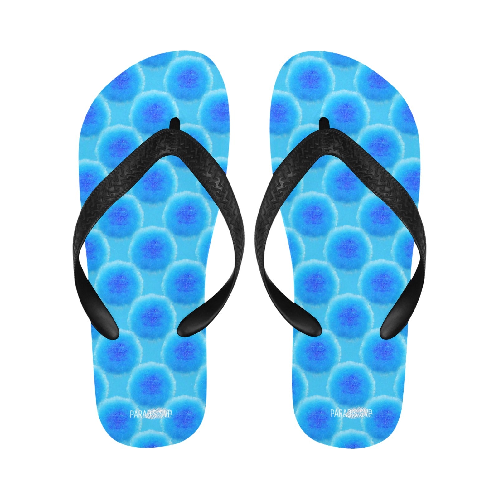 Fuzzy Bubble Blue Flip-Flops | FLIP-FLOPS | PARADIS SVP