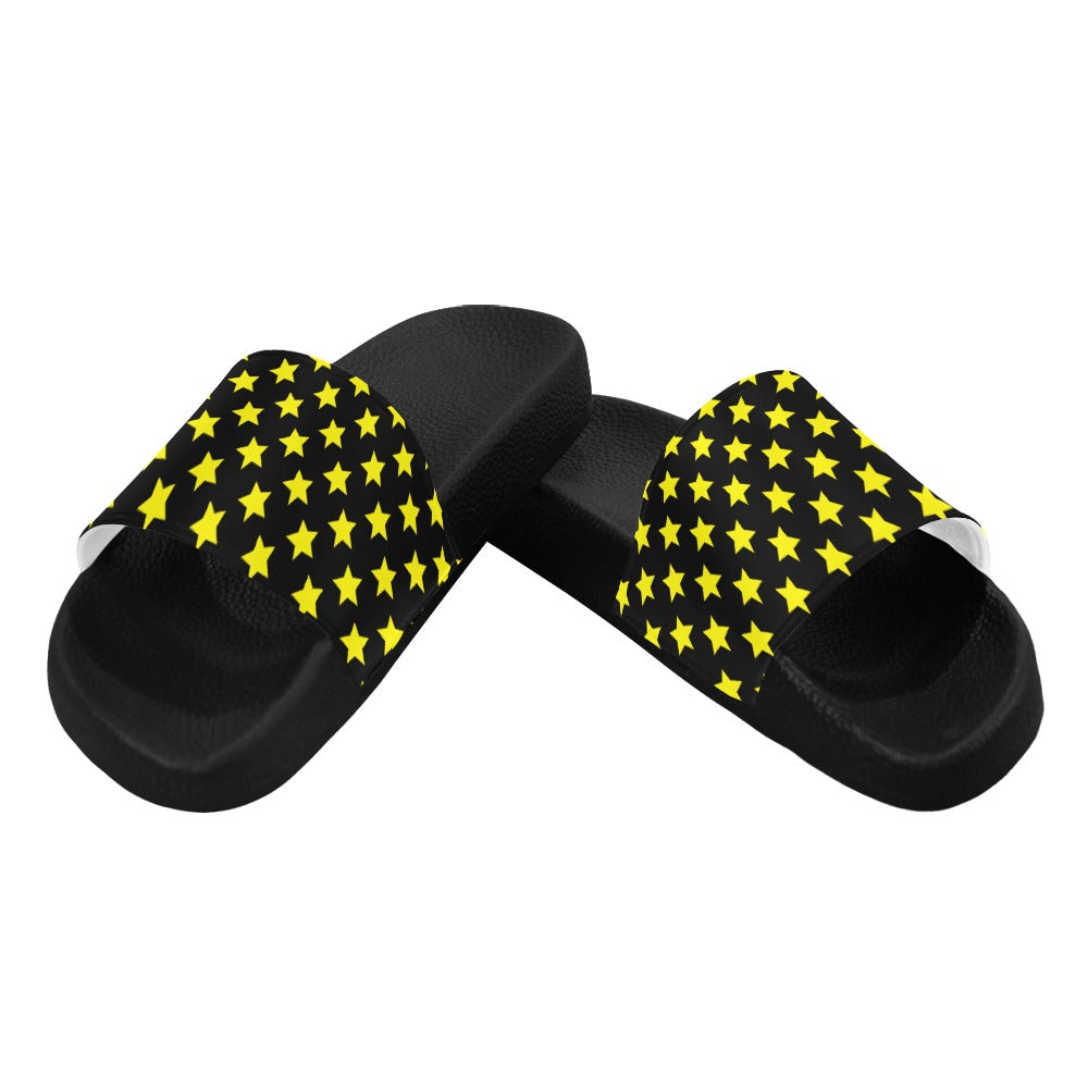 
                      
                        Starstruck Slides - Blue, Pink & Yellow, or Black & Yellow | Slide Sandals | PARADIS SVP
                      
                    