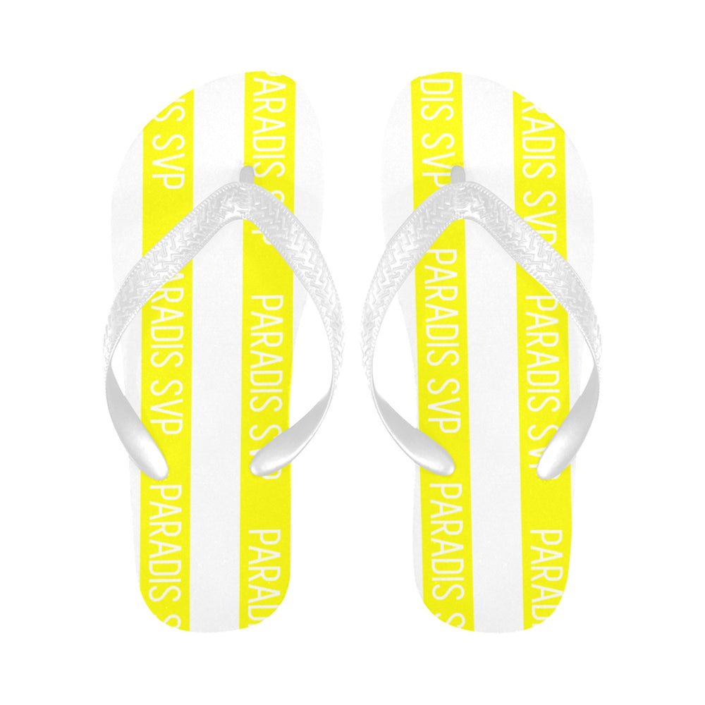 Cabana Cove Yellow Striped Flip-Flops | FLIP-FLOPS | PARADIS SVP