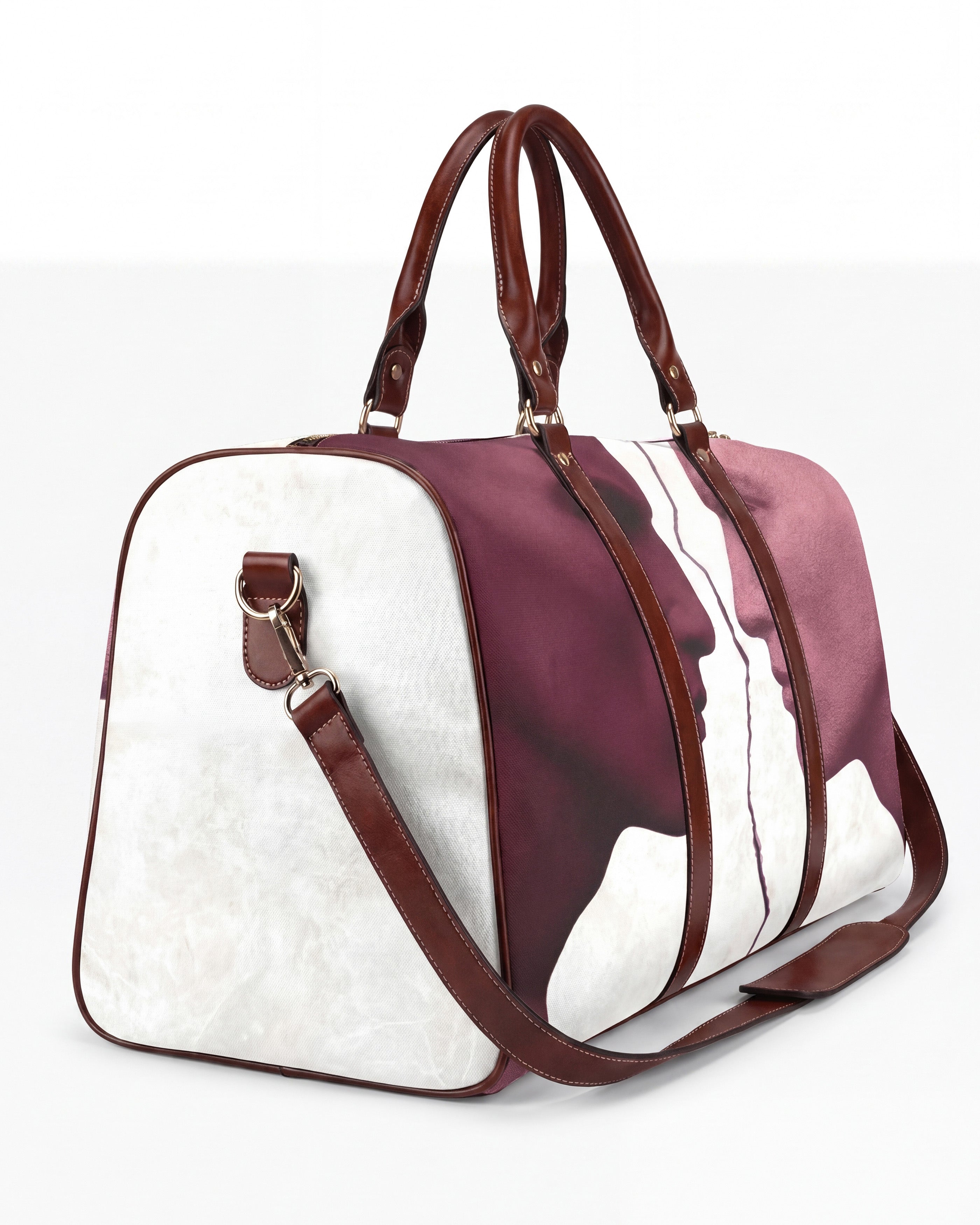 Gemini Burgundy Duffle Bag | PARADIS SVP | Travel Bag