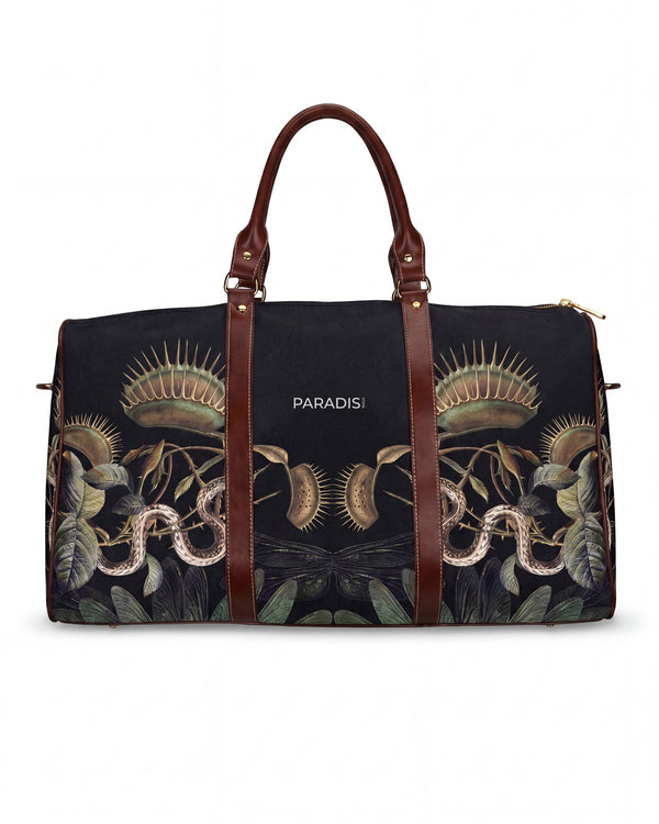Gilded Snap Black Duffle Bag