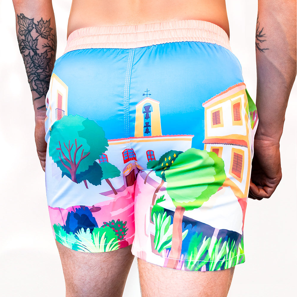 
                      
                        Ibiza Beach Shorts | Beach Shorts - Print Pattern | PARADIS SVP
                      
                    