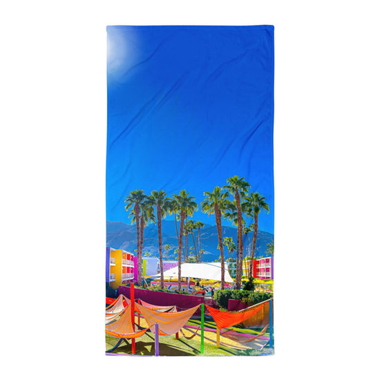 Load image into Gallery viewer, Meet Me At The Oasis - Beach Towel | BEACH TOWEL | PARADIS SVP
