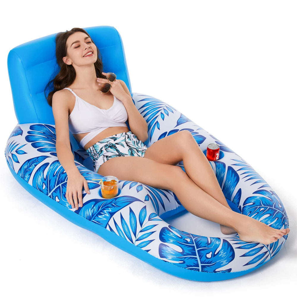 Blue Leaf Lounger - Inflatable | Inflatables | PARADIS SVP