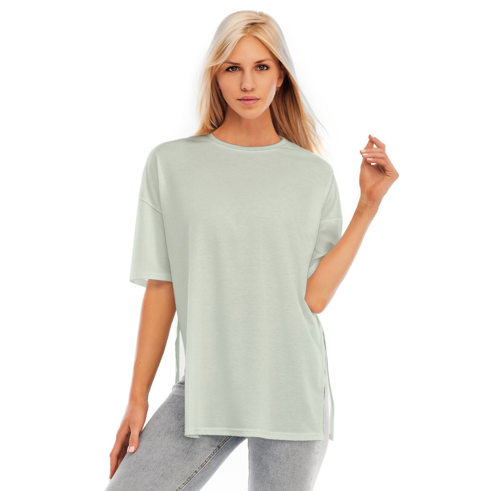 PARADIS - Pastel Lime T-shirt - Hem Split | T-SHIRT | PARADIS SVP