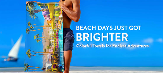 Colorful Beach Towels by PARADIS SVP - www.paradissvp.com