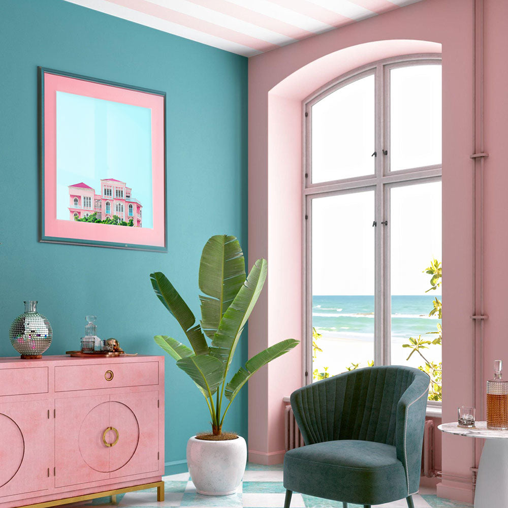 Pink House - Framed Wall Art | FRAMED WALL ART | PARADIS SVP