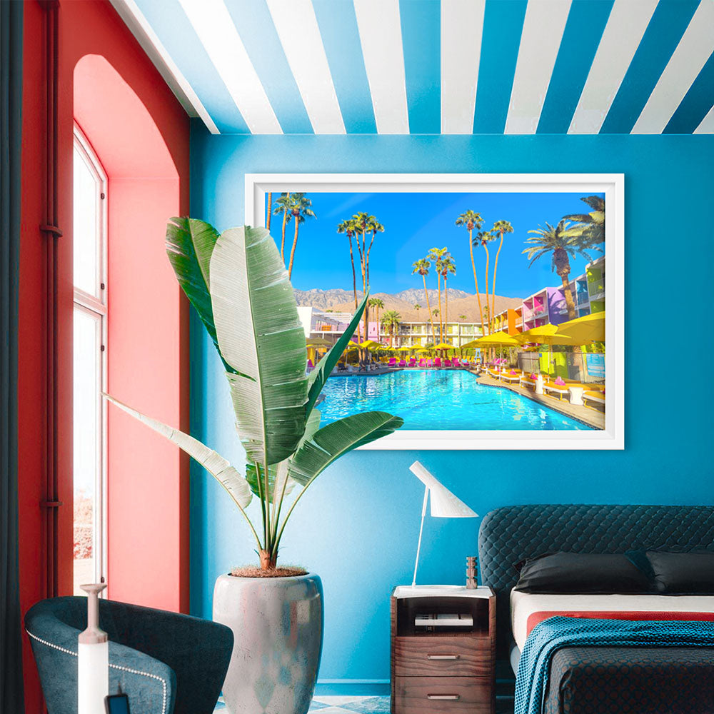 Pool Day Paradiso 2 - Paper Framed Wall Art | WALL ART | PARADIS SVP