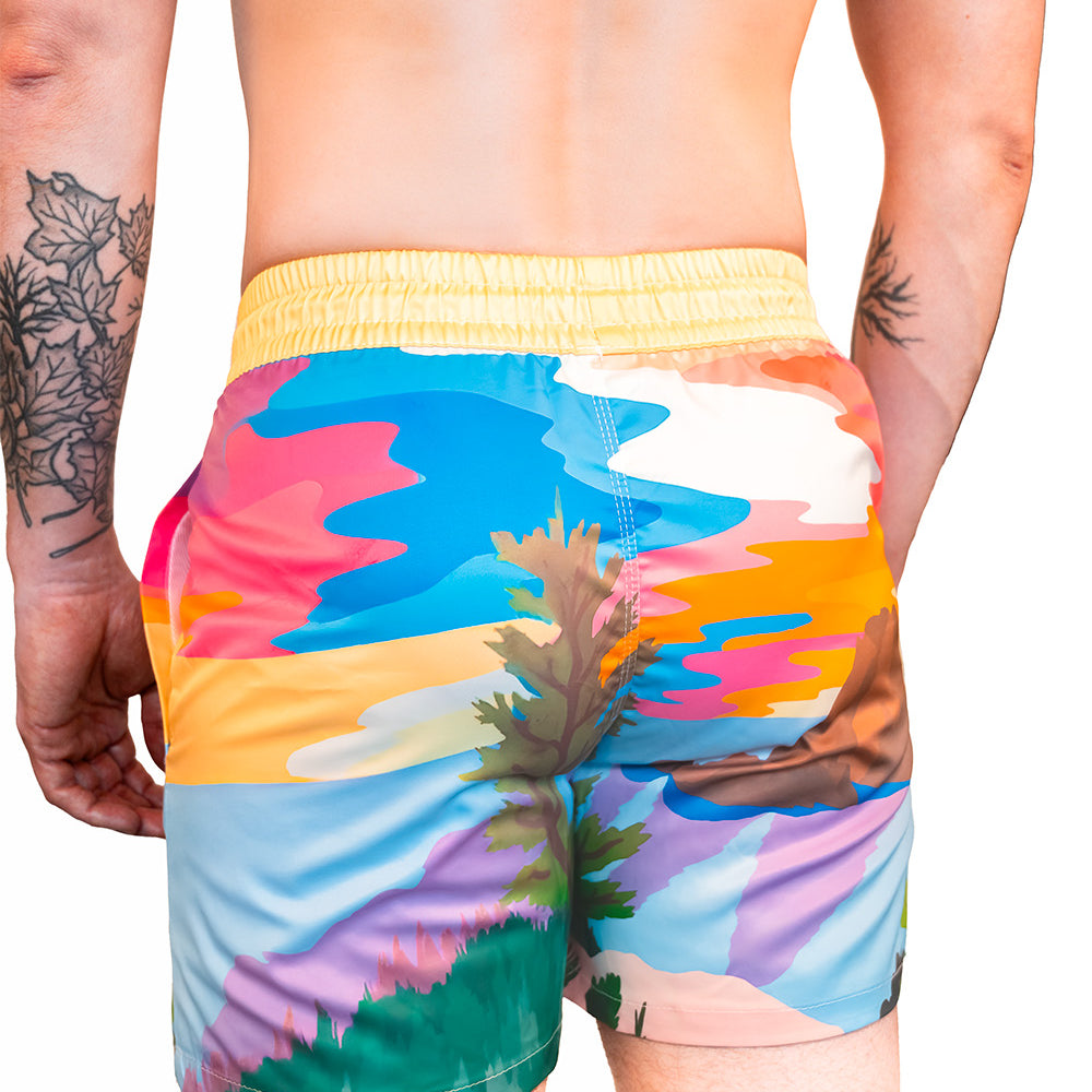 
                      
                        Sunset Beach Shorts | Beach Shorts - Print Pattern | PARADIS SVP
                      
                    