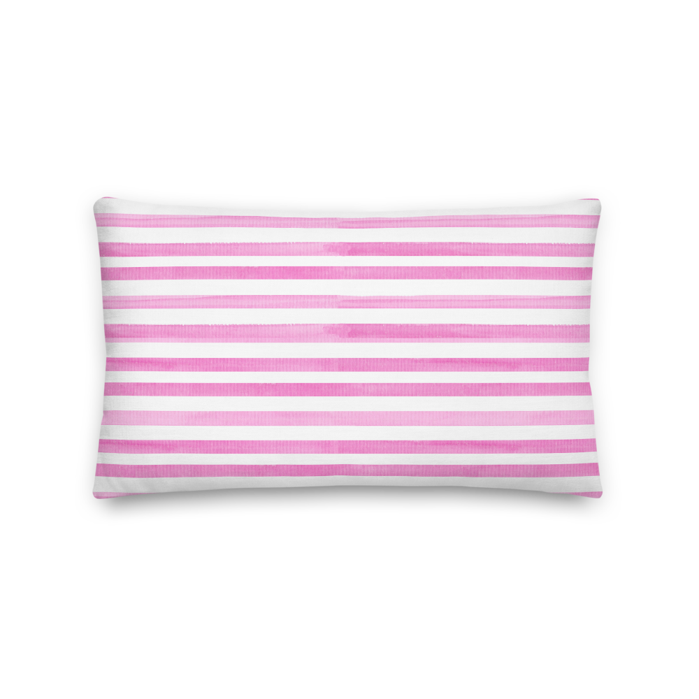 Pink Stripes - Premium Pillow |  | PARADIS SVP