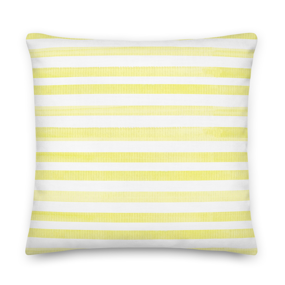 Yellow Stripes - Premium Pillow |  | PARADIS SVP