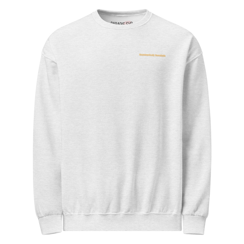 
                      
                        Unapologetically Unavailable Grey, White, and Black Crewneck Sweatshirt | SWEATSHIRT | PARADIS SVP
                      
                    