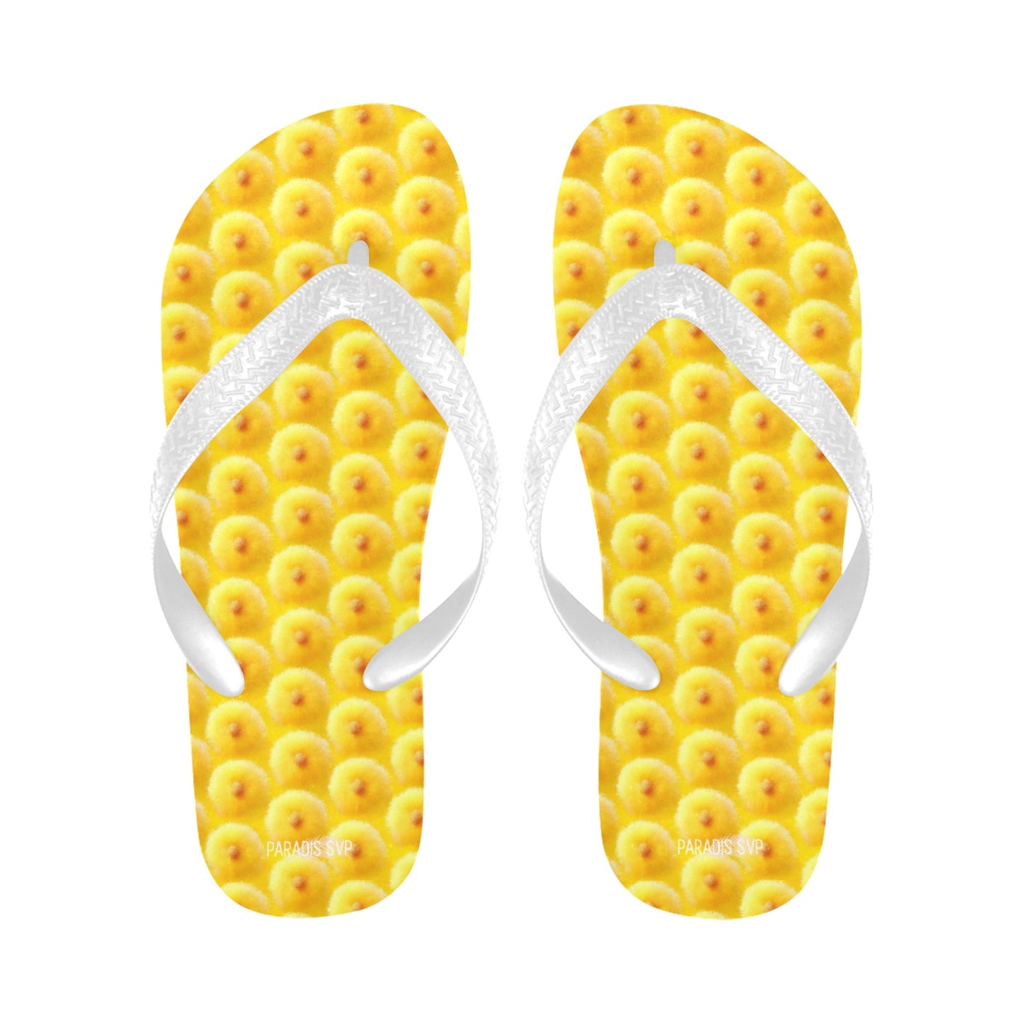 Royal Yellow Puff Flip-Flops | FLIP-FLOPS | PARADIS SVP