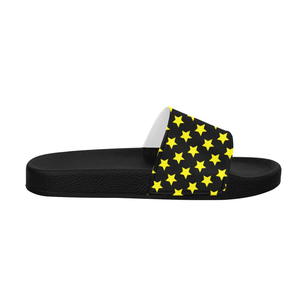 
                      
                        Starstruck Slides - Blue, Pink & Yellow, or Black & Yellow | Slide Sandals | PARADIS SVP
                      
                    