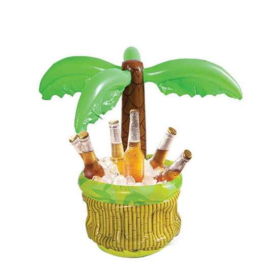 Summer Inflatable Palm Tree Cooler Beer Drinks Ice Bucket Party Supplies For Summer Swimming Pool Themed Party Gadgets | Inflatables | PARADIS SVP