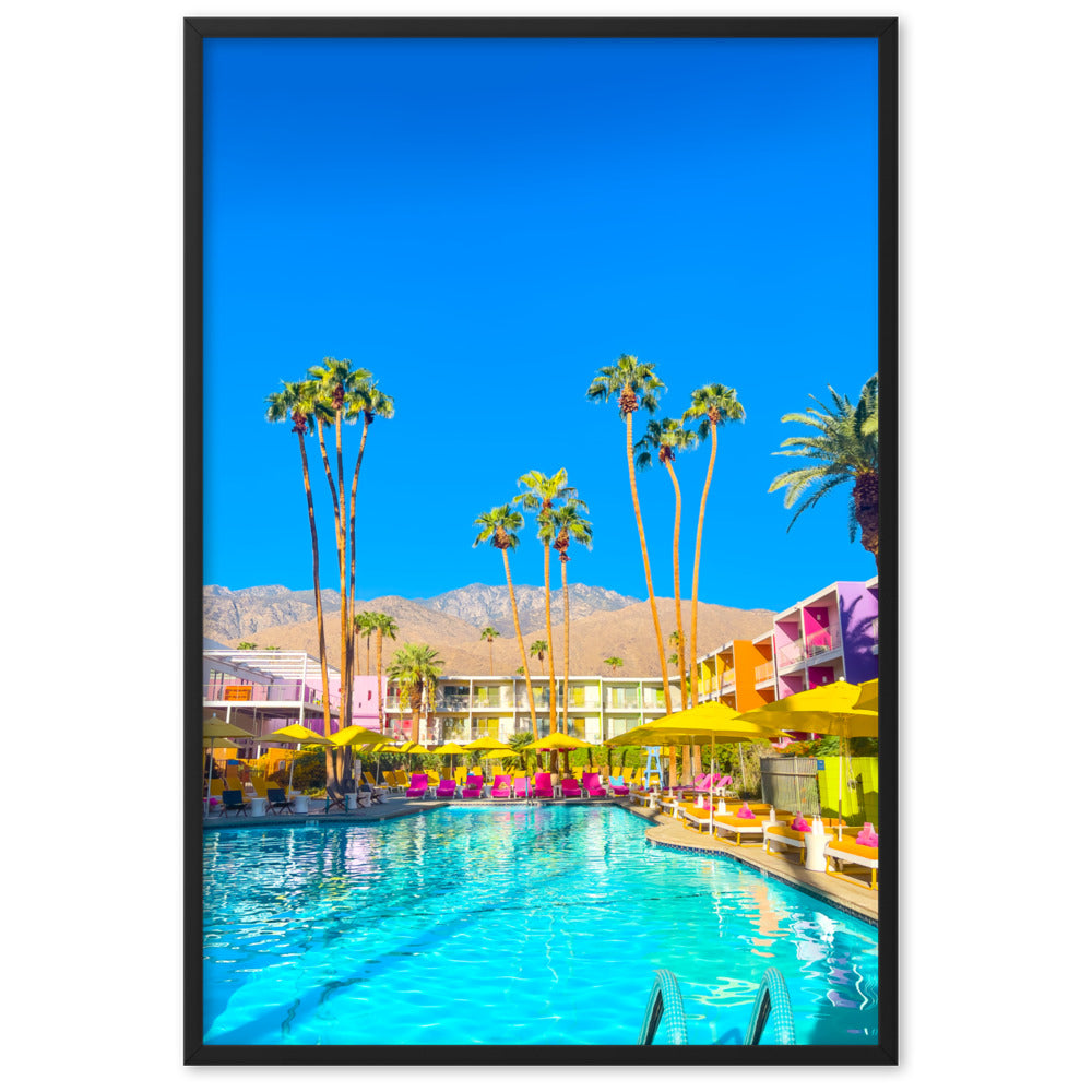 Pool Day Paradiso - Paper Framed Wall Art | WALL ART | PARADIS SVP