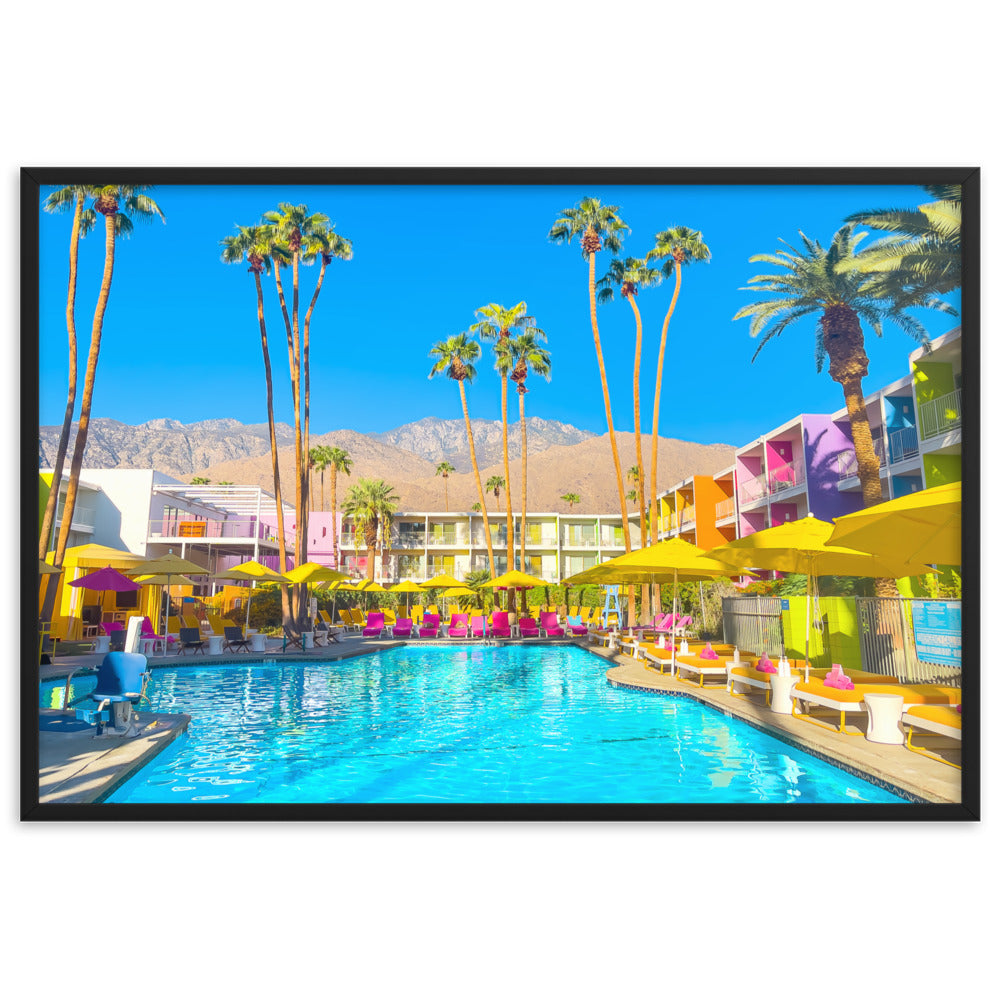 Pool Day Paradiso 2 - Paper Framed Wall Art | WALL ART | PARADIS SVP