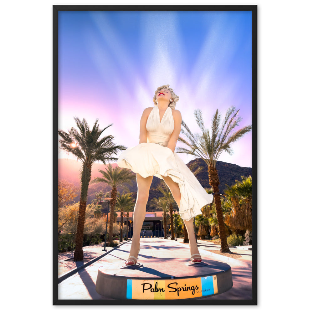 Marilyn's Palm Springs Affair - Paper Framed Wall Art | WALL ART | PARADIS SVP