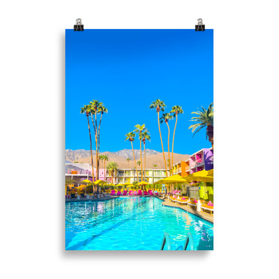 Load image into Gallery viewer, Pool Day Paradiso - Wall Art - Poster | WALL ART | PARADIS SVP
