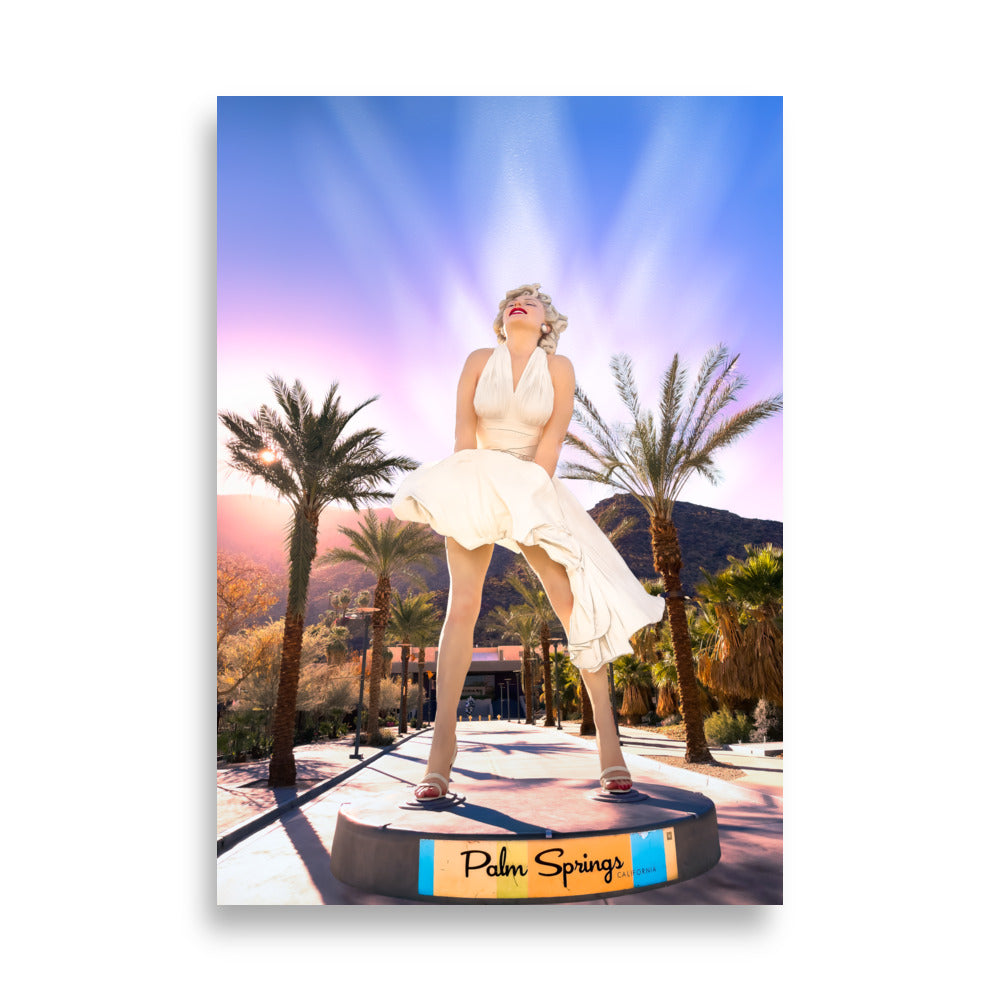 Marilyn's Palm Springs Affair - Paper Framed Wall Art | WALL ART | PARADIS SVP