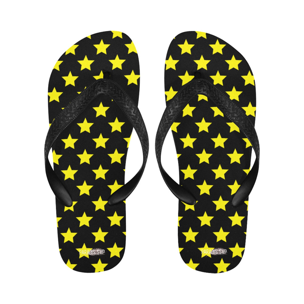 Starstruck - Black & Yellow Flip-Flops | FLIP-FLOPS | PARADIS SVP