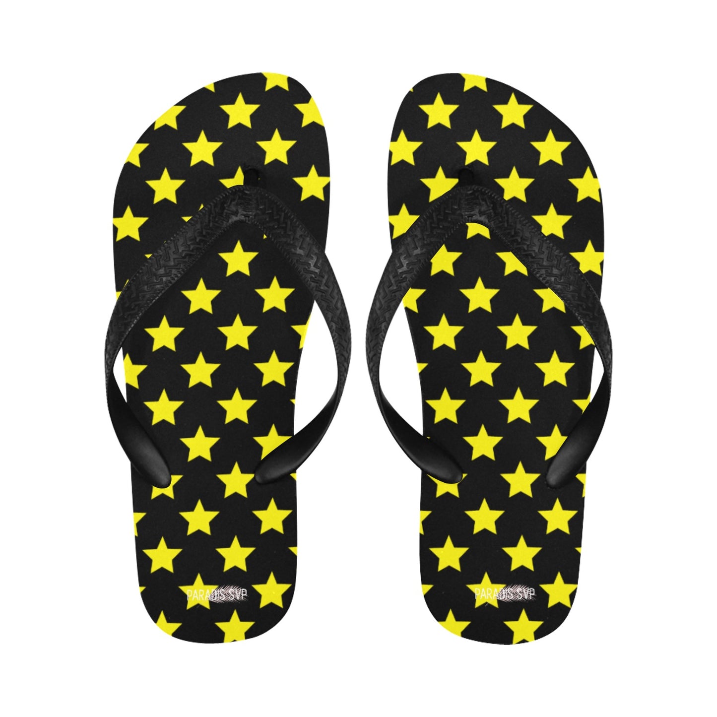 Starstruck - Black & Yellow Flip-Flops | FLIP-FLOPS | PARADIS SVP