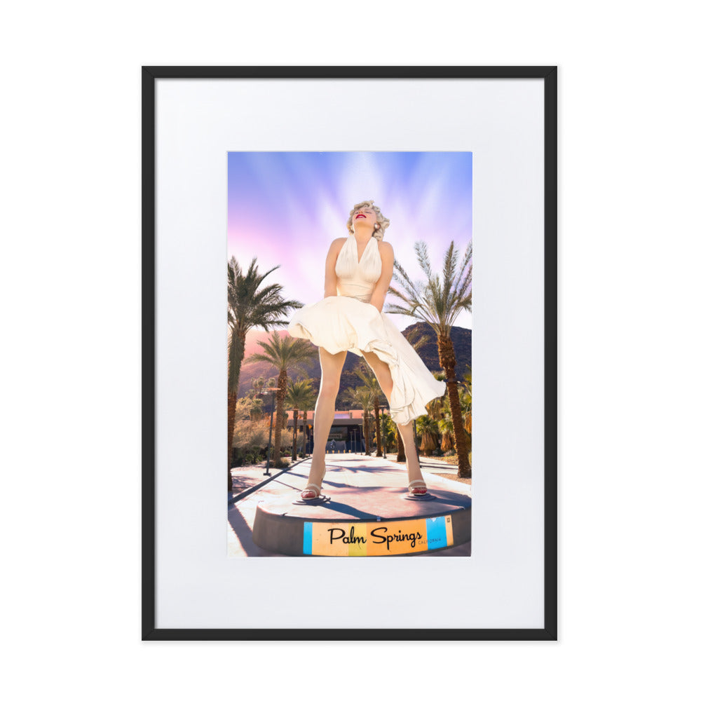 Marilyn's Palm Springs Affair - Paper Framed Wall Art | WALL ART | PARADIS SVP