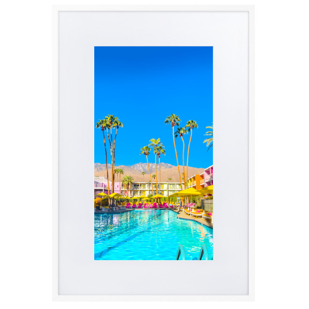 Pool Day Paradiso - Paper Framed Wall Art | WALL ART | PARADIS SVP