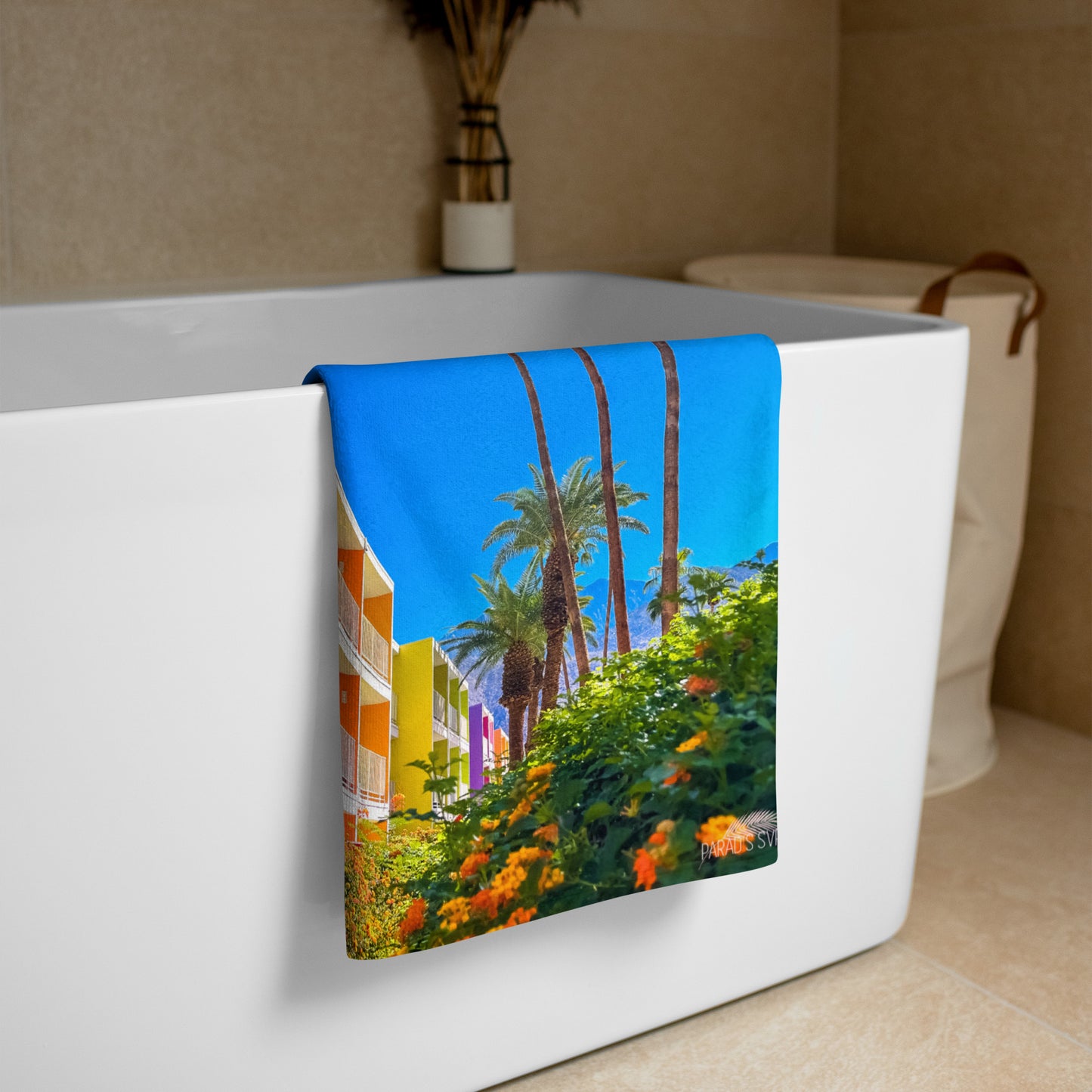 Load image into Gallery viewer, The Other Palm Way - Beach Towel | BEACH TOWEL | PARADIS SVP
