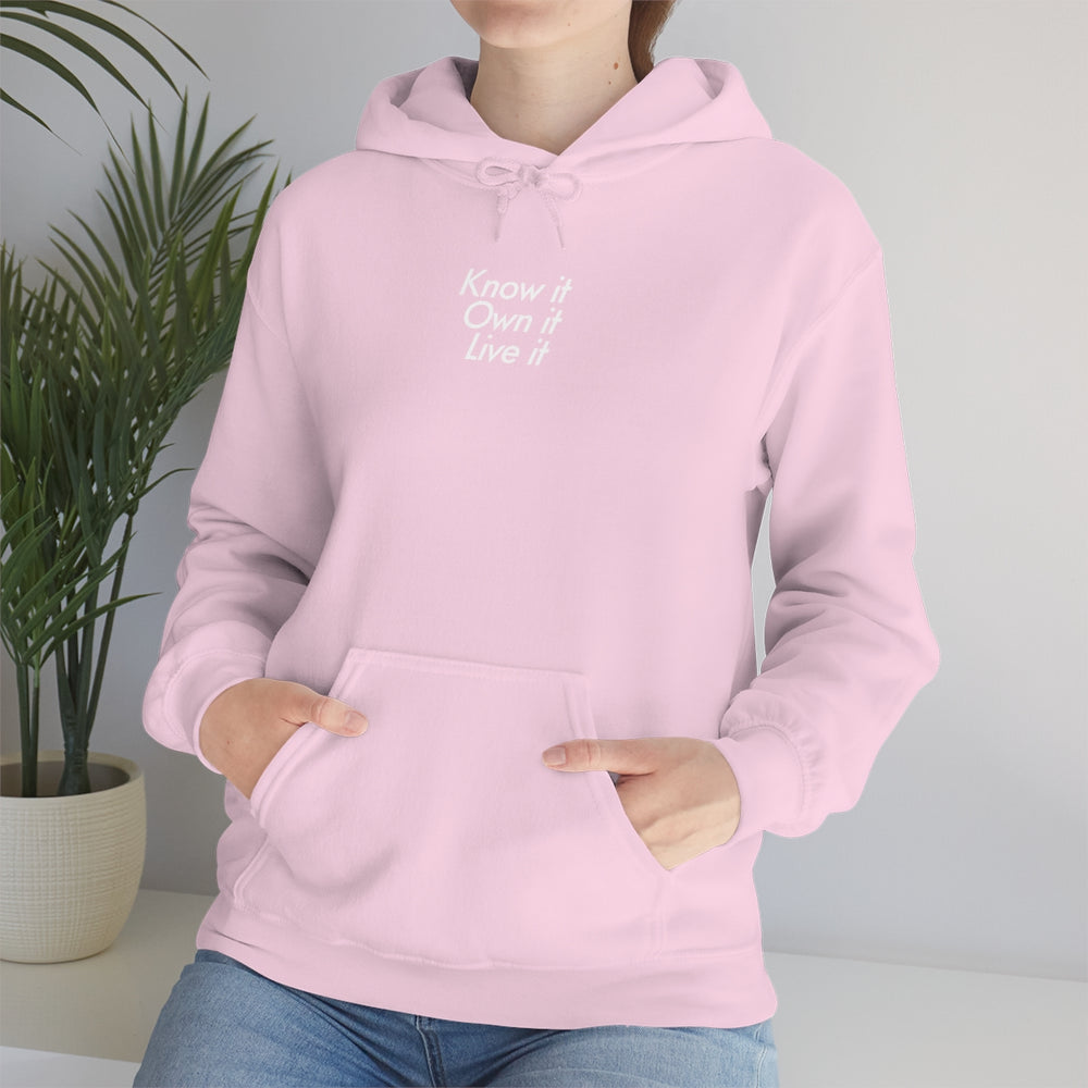 
                      
                        Know It, Own It, Live It - Hooded Sweatshirt | Hoodie | PARADIS SVP
                      
                    