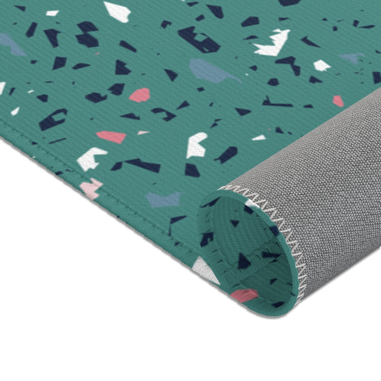 Load image into Gallery viewer, Teal Terrazzo - Rug | Home Decor | PARADIS SVP
