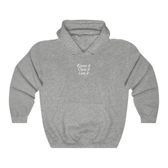 Load image into Gallery viewer, Know it, own it, live it - Heavy blend™ hooded sweatshirt | Hoodie | PARADIS SVP
