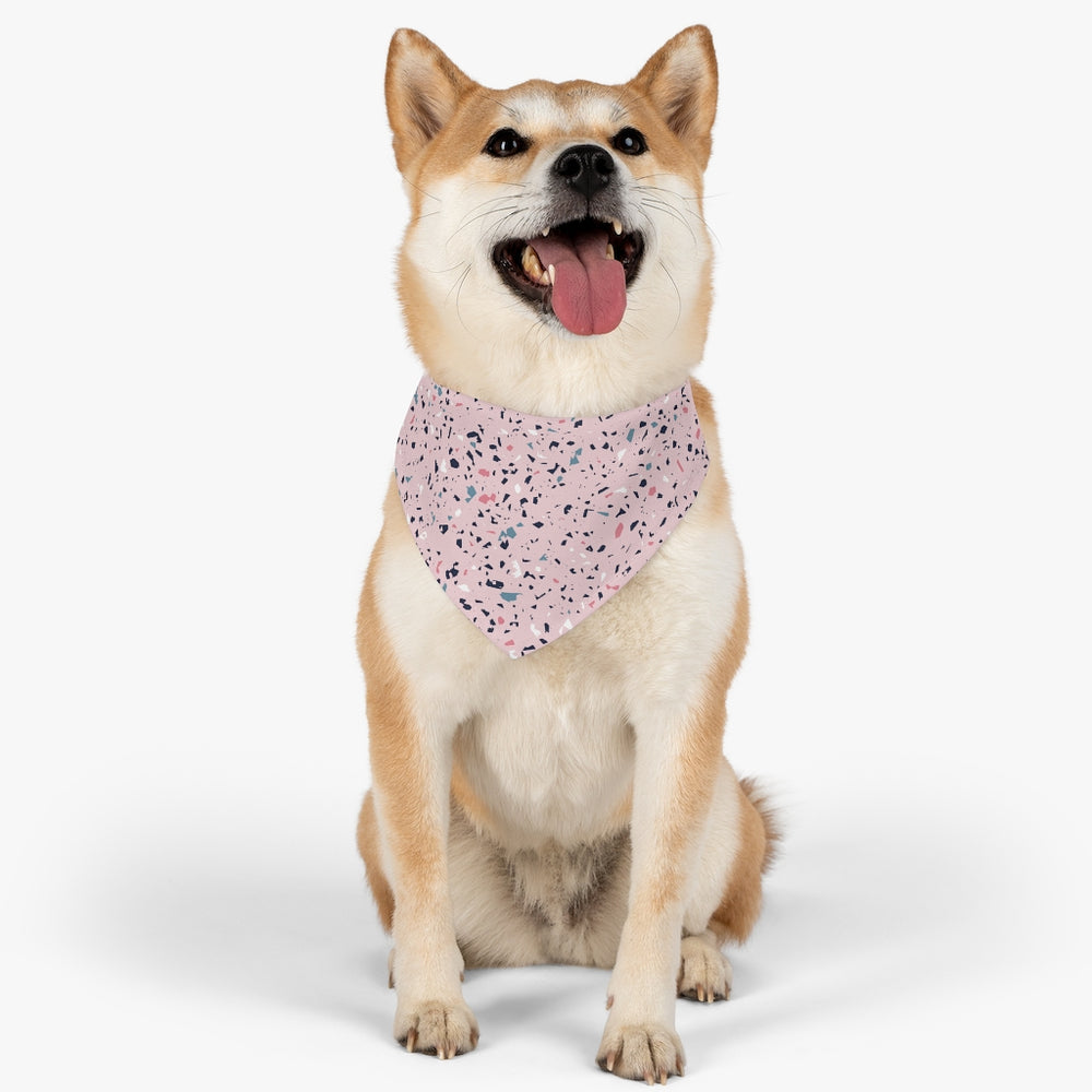 PINK TERRAZZO - PET BANDANA COLLAR | Pets | PARADIS SVP