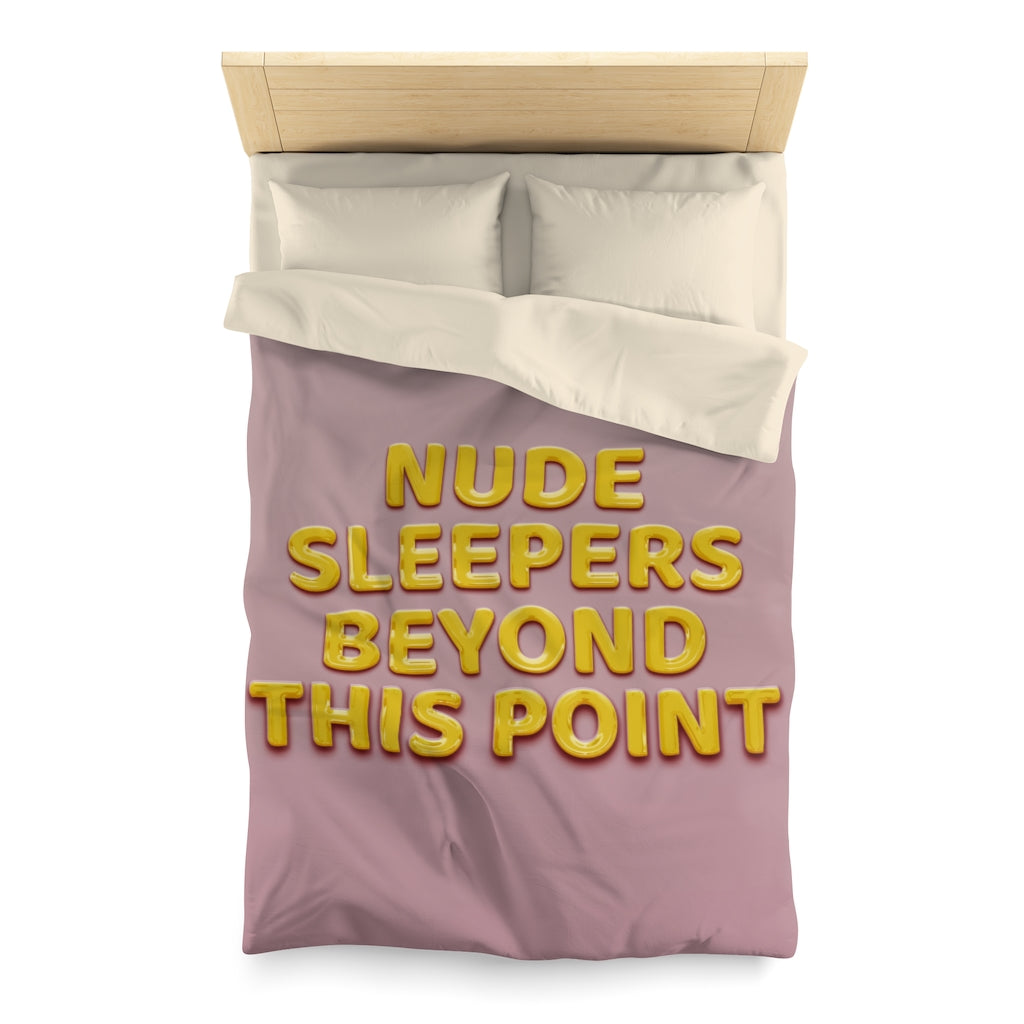 Load image into Gallery viewer, Nude Sleepers - Microfiber Duvet Cover | Home Decor | PARADIS SVP
