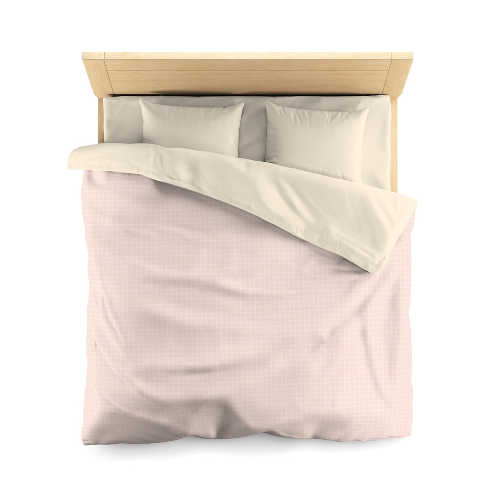 Pink & White Pattern - Microfiber Duvet Cover | Home Decor | PARADIS SVP