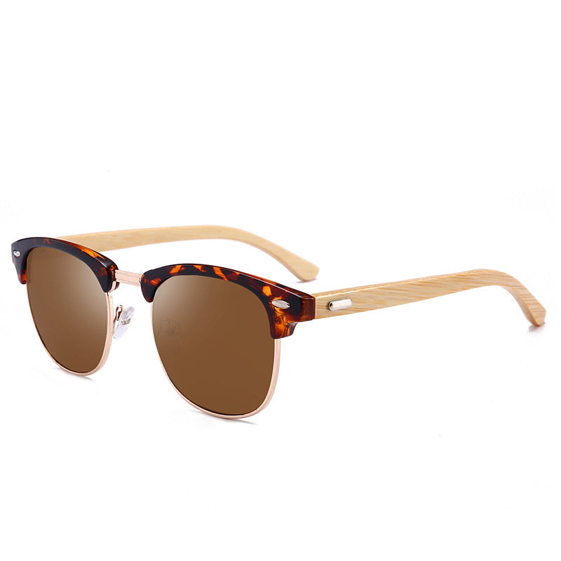 Load image into Gallery viewer, Bamboo Classic Sunglasses - Leopard and Brown Frames | Eyewear | PARADIS SVP
