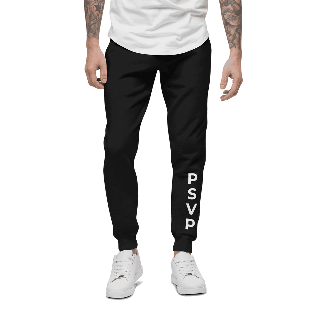 Comfy Black Fleece Sweatpants - PSVP | Sweatpants | PARADIS SVP