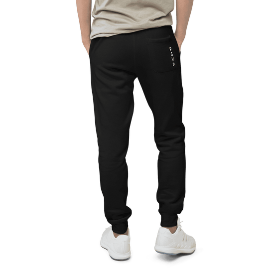 Comfy Black Fleece Sweatpants - PSVP | Sweatpants | PARADIS SVP