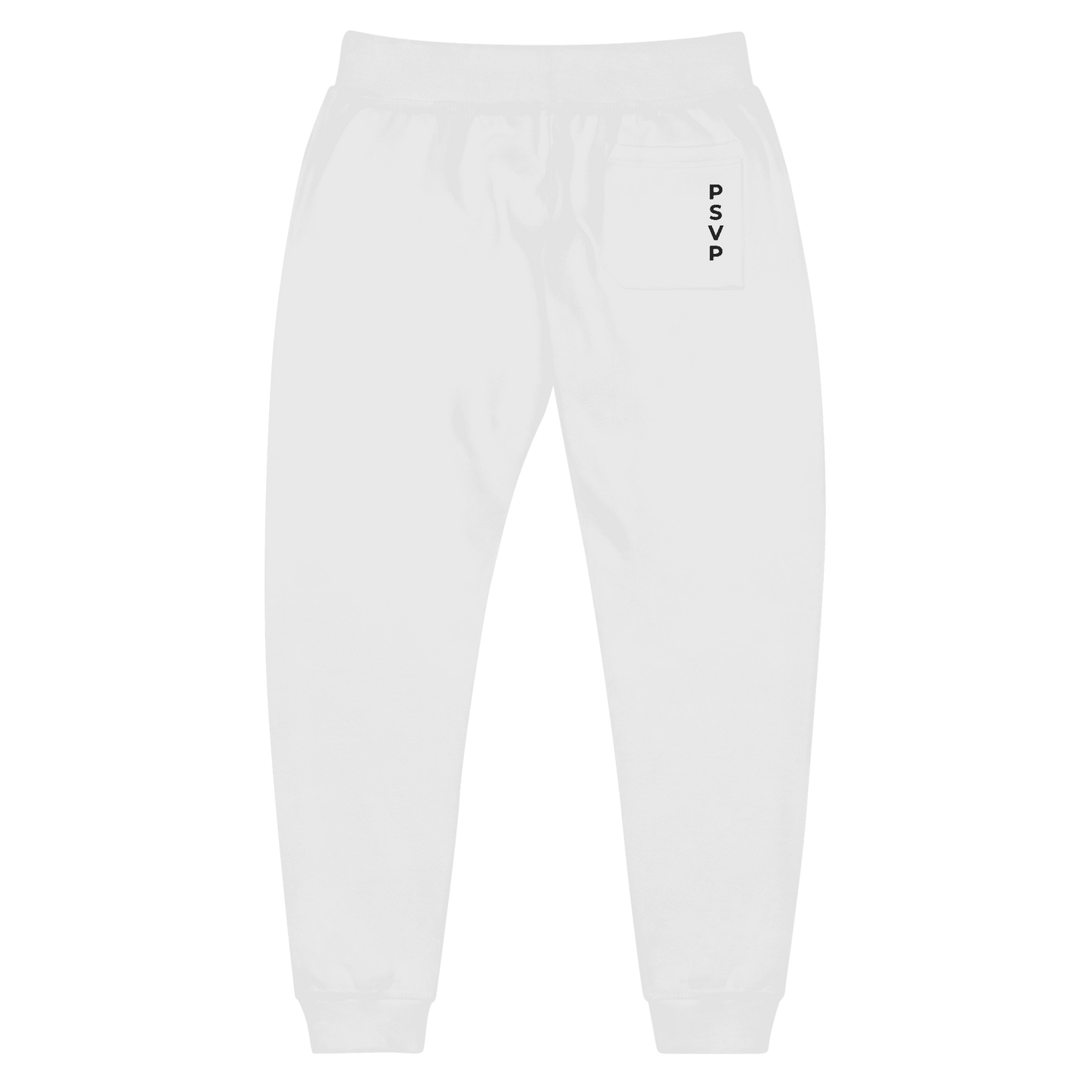 Comfy White Fleece Sweatpants - PSVP | Sweatpants | PARADIS SVP